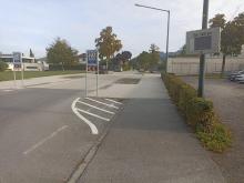 Vorderlandstraße / VS Montfort - Digitale Geschwindigkeitsanzeige