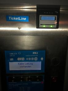 Kartenzahlung Parkscheinautomat funktioniert nicht.