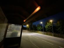 Lampe Buswartehäuschen